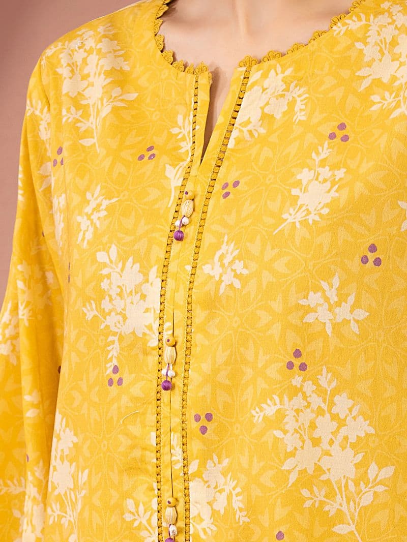 Printed Lawn Suit - EWU6A1-36509-3P thumbnail