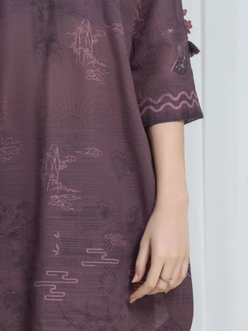 Printed Khaddar Suit - EWU6A3-37113-3P thumbnail