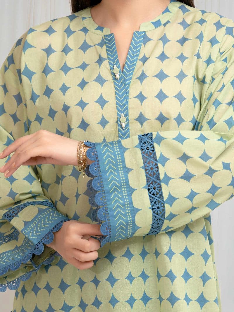 Printed Lawn Shirt Trouser - EWU6A1-36818ST thumbnail