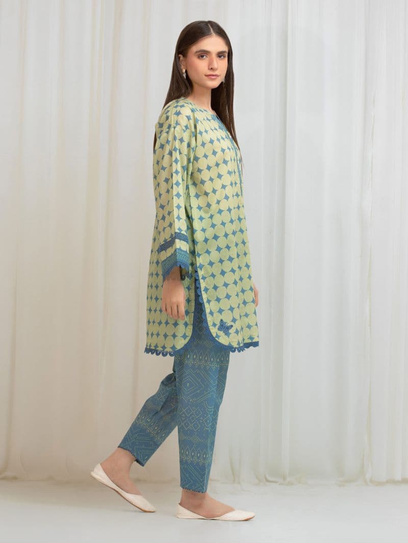 Printed Lawn Shirt Trouser - EWU6A1-36818ST thumbnail