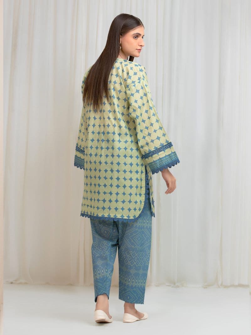 Printed Lawn Shirt Trouser - EWU6A1-36818ST thumbnail