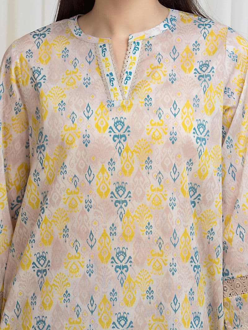 Printed Lawn Shirt Trouser - EWU6A1-36814ST thumbnail