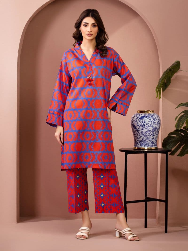 Printed Lawn Shirt Trouser - EWU6A1-36807ST thumbnail