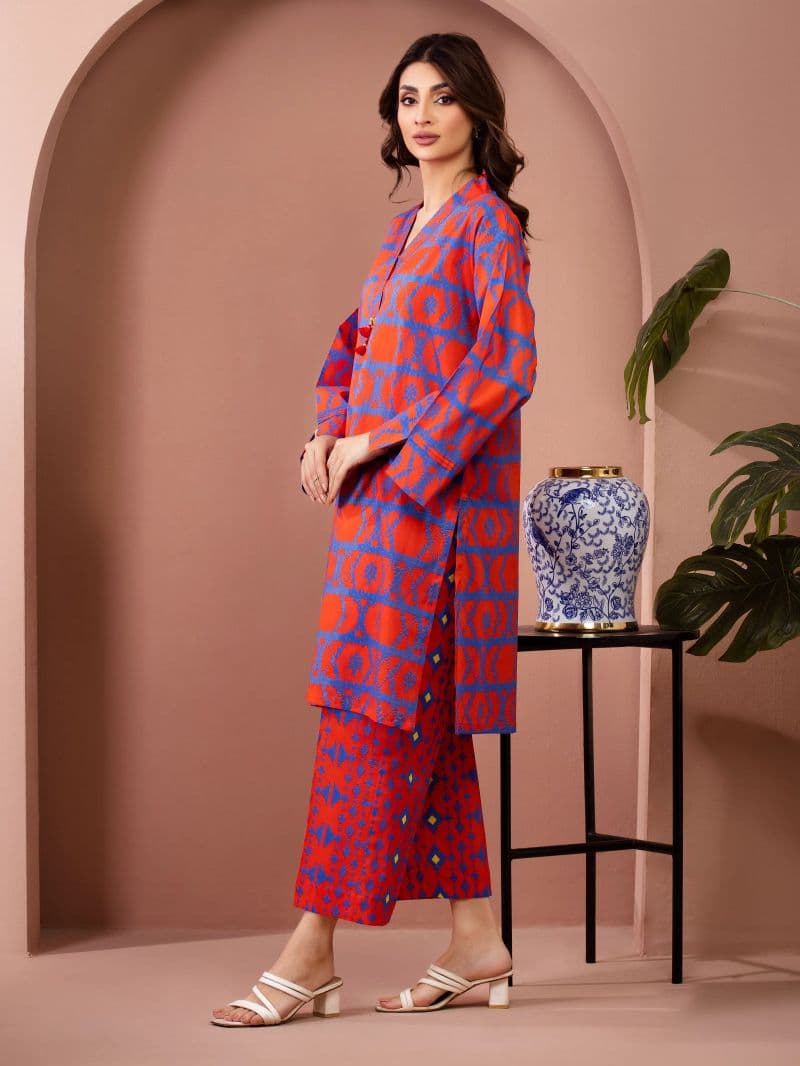 Printed Lawn Shirt Trouser - EWU6A1-36807ST thumbnail