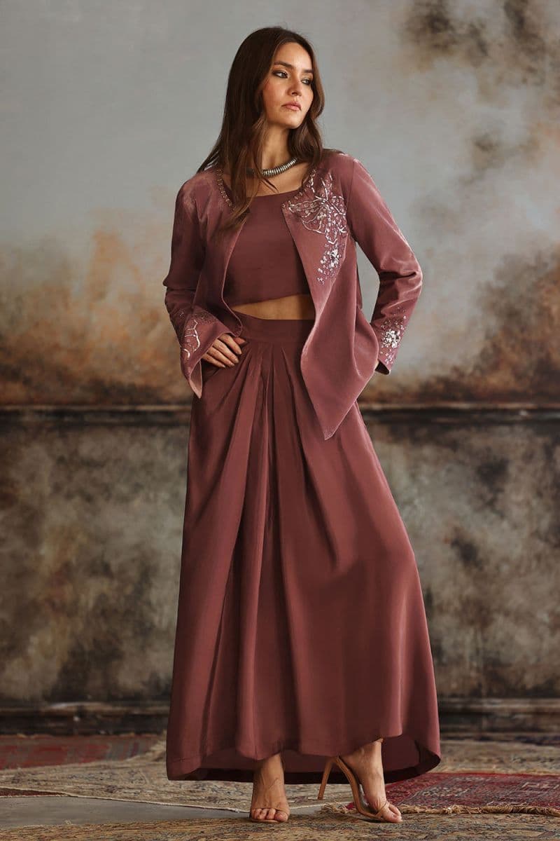 Velvet Embroidered Waistcoat thumbnail