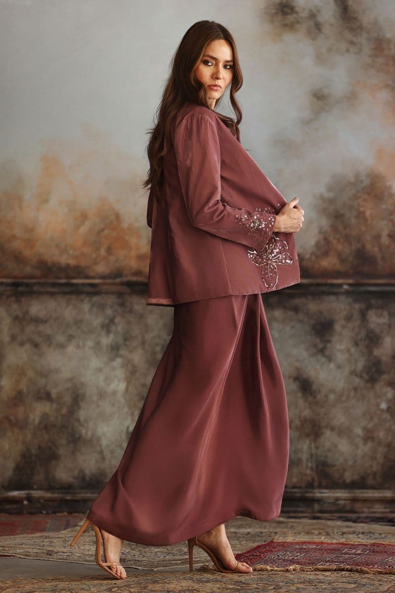 Velvet Embroidered Waistcoat thumbnail
