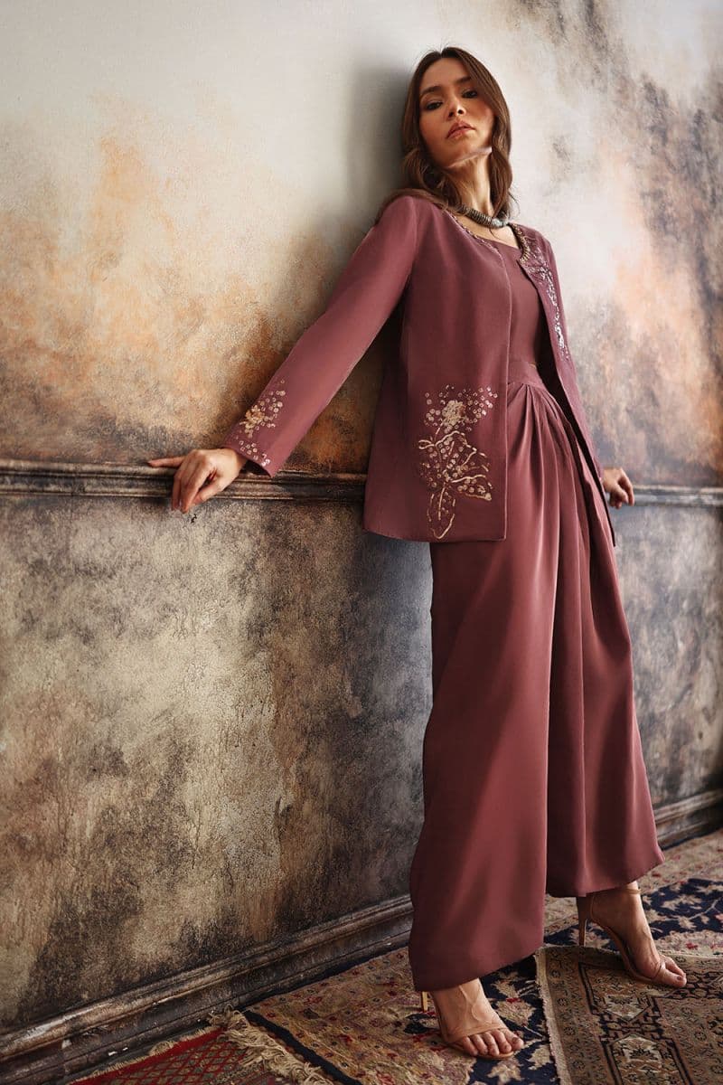 Velvet Embroidered Waistcoat thumbnail