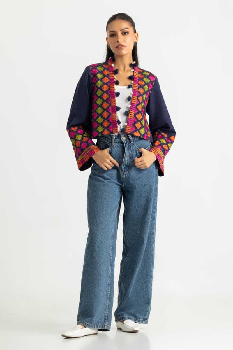 Cotton Embroidered Jacket thumbnail