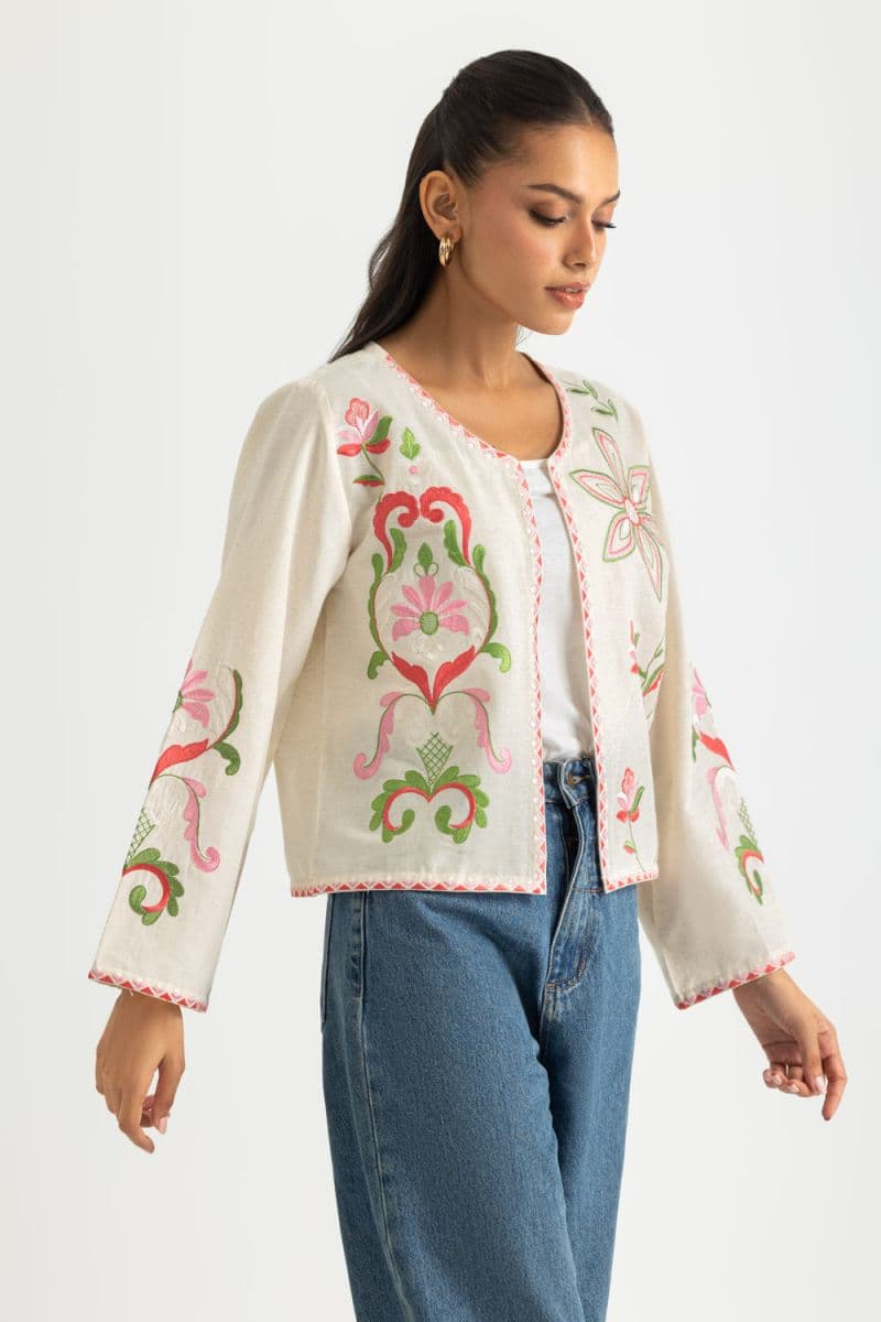 Cotton Embroidered Jacket thumbnail