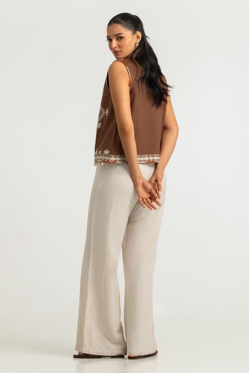 Karandi Embroidered Waistcoat thumbnail
