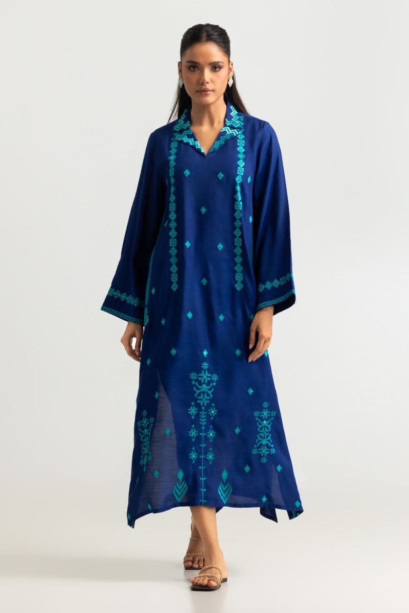 Viscose Rawsilk Embroidered Shirt thumbnail