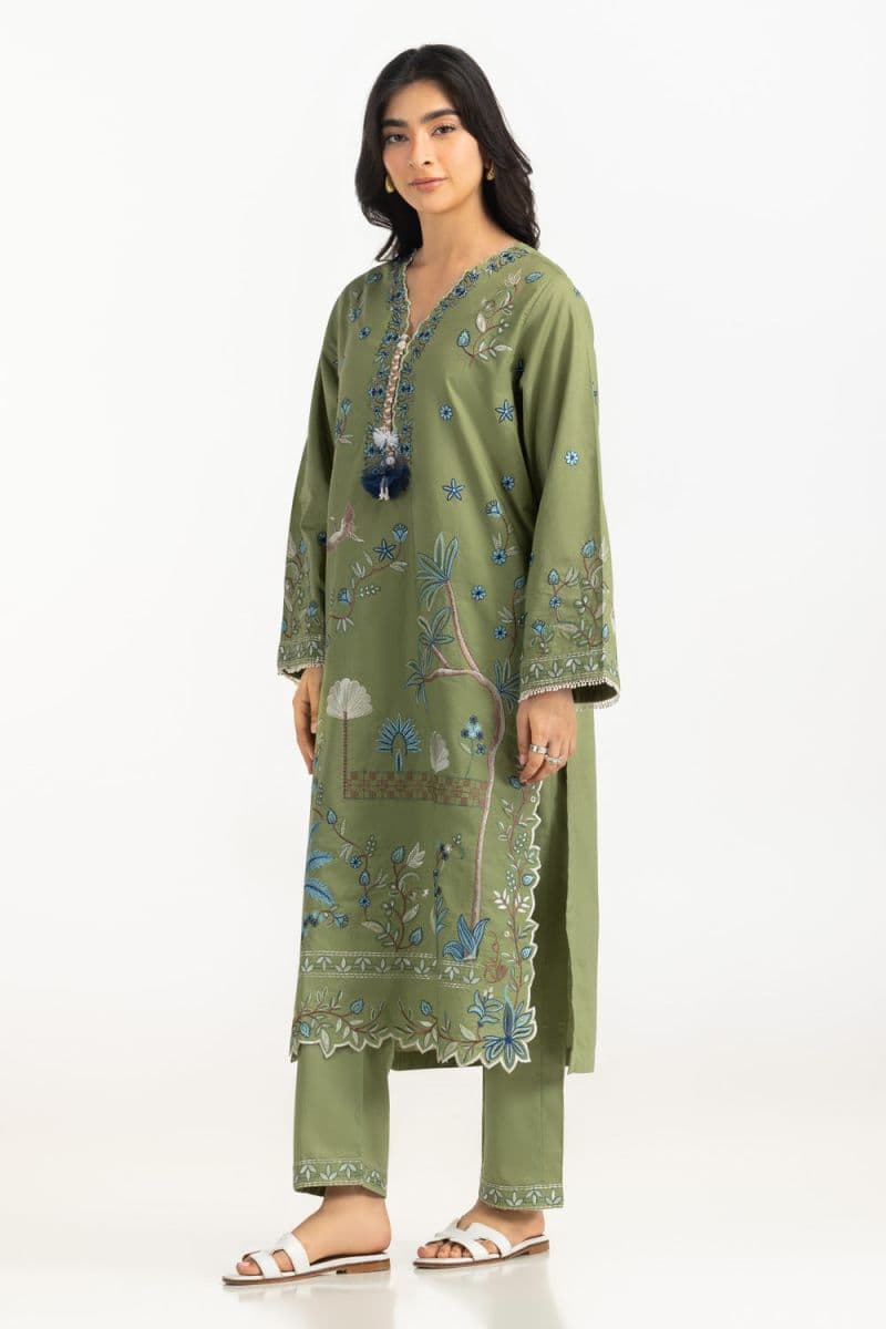Cotton Bana Dora Embroidered Co-Ord Set thumbnail