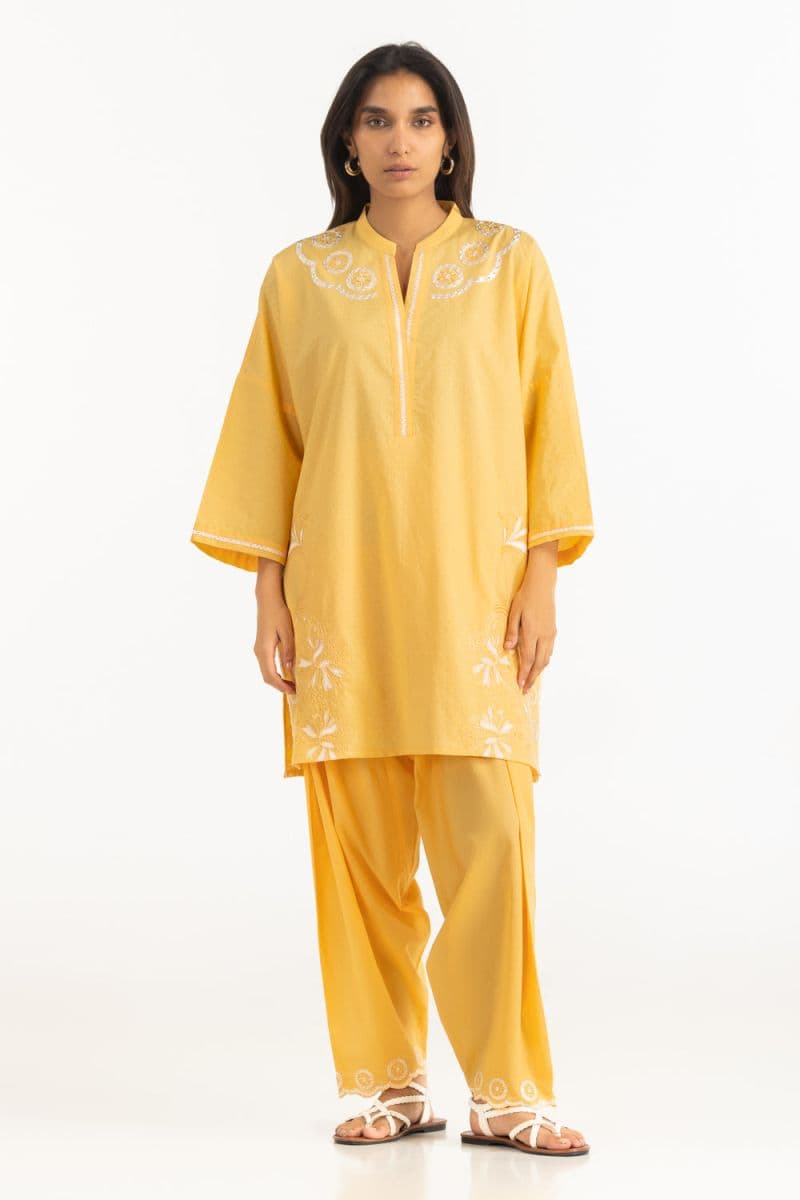 Dobby Embroidered Co-Ord Set thumbnail