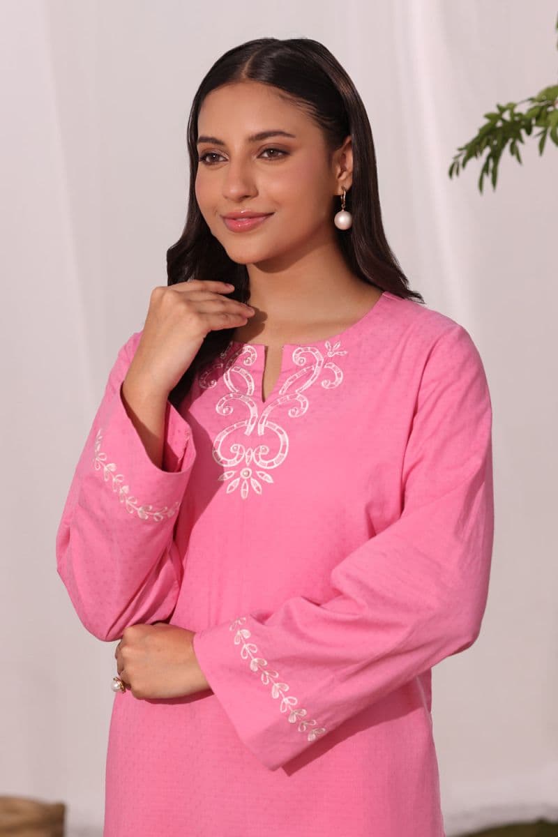 Dobby Embroidered Co-Ord Set thumbnail