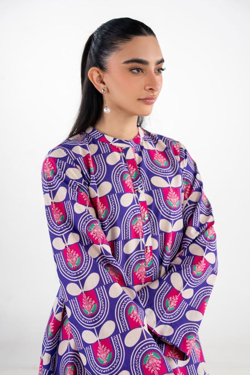 Cotton Bana Dora Printed Long Shirt thumbnail