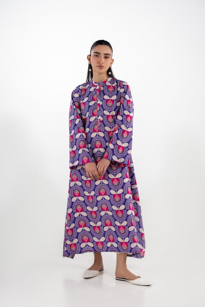 Cotton Bana Dora Printed Long Shirt thumbnail