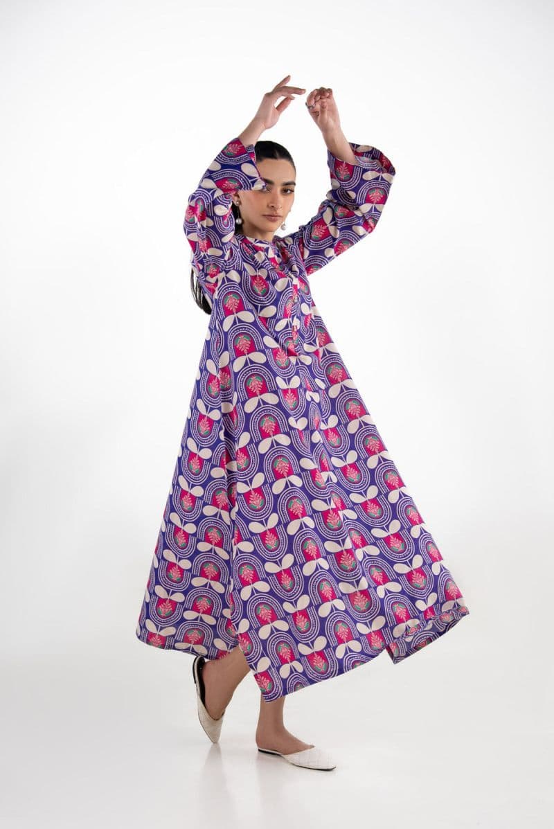 Cotton Bana Dora Printed Long Shirt thumbnail