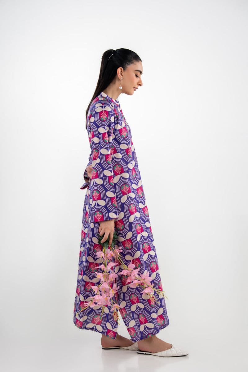 Cotton Bana Dora Printed Long Shirt thumbnail