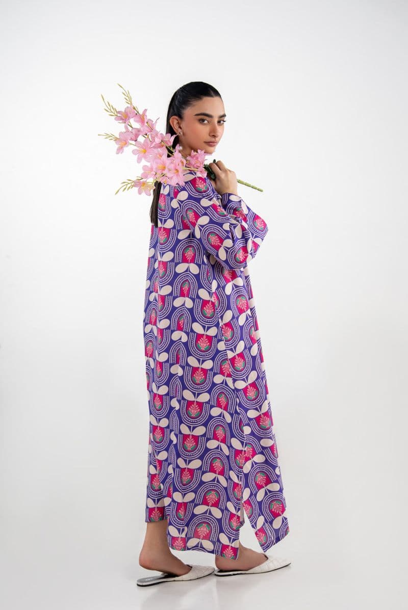 Cotton Bana Dora Printed Long Shirt thumbnail