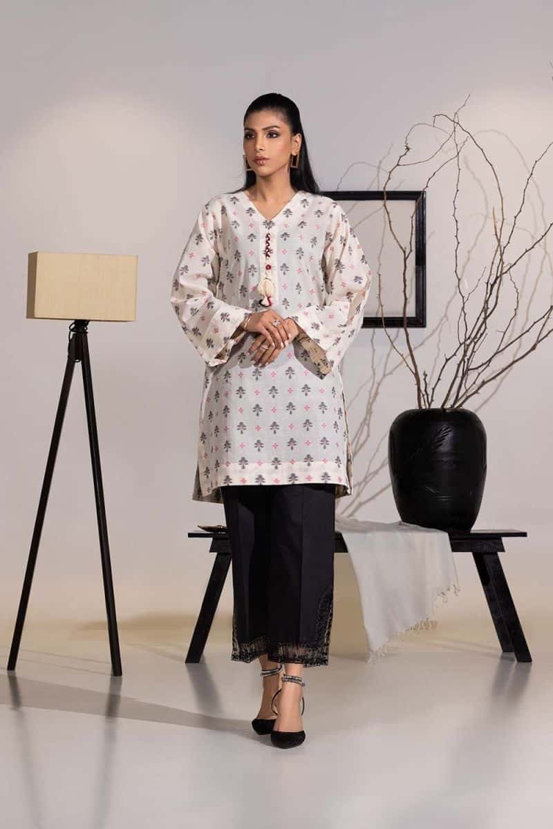 Jacquard Embellished Tunic - alternate view