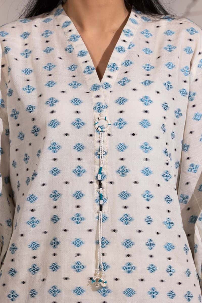 Jacquard Embellished Shirt - alternate view