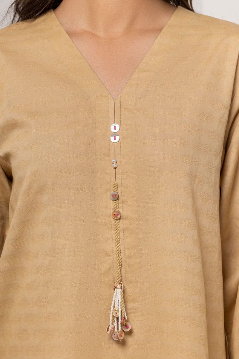 Dobby Dyed Embellished Shirt thumbnail
