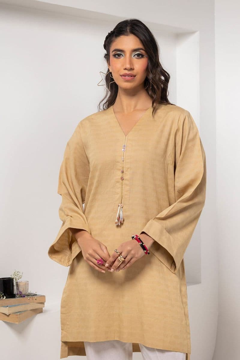 Dobby Dyed Embellished Shirt thumbnail