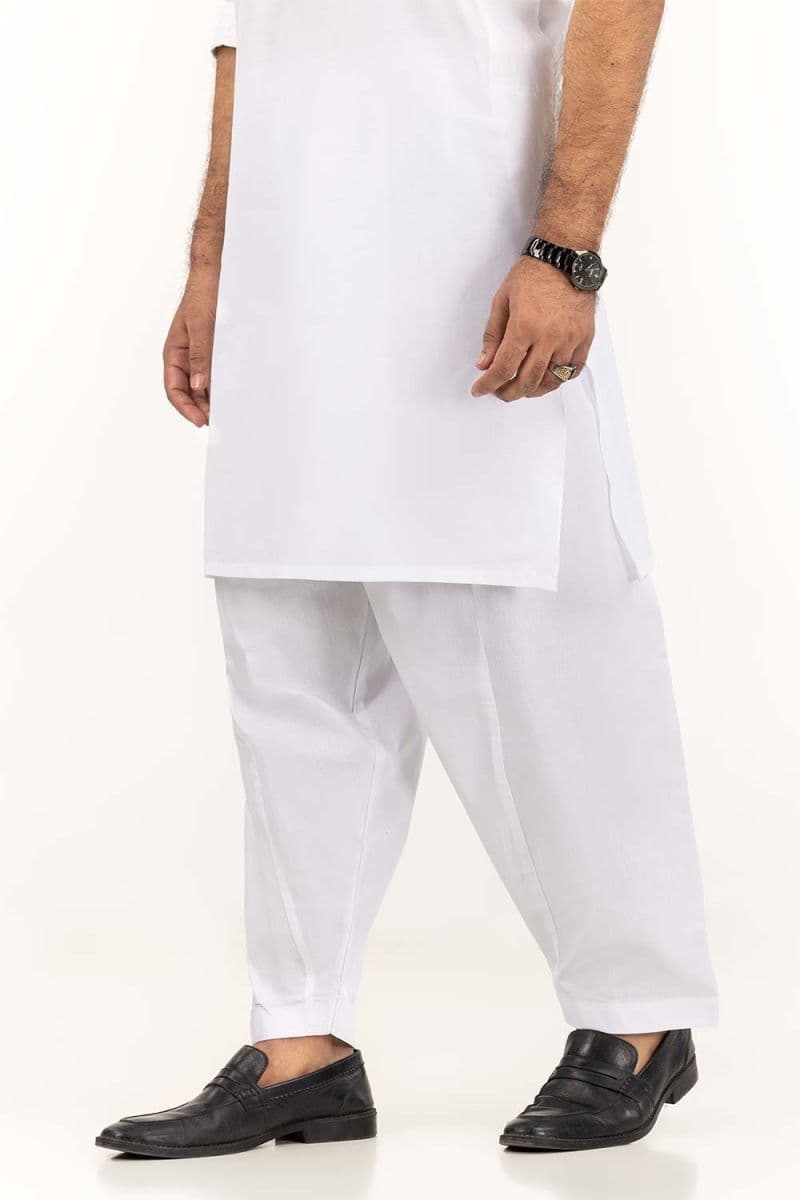 White Basic Shalwar thumbnail