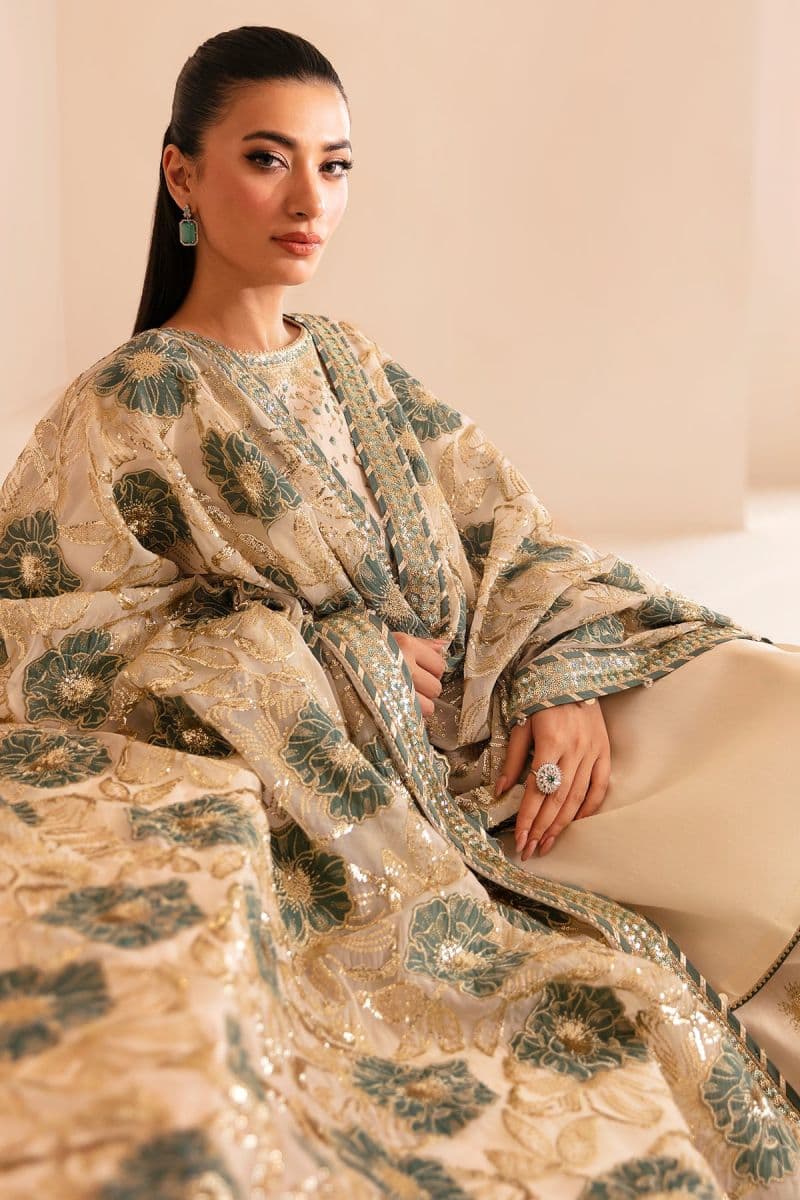 Premium Embroidered Raw Silk UR-7039 thumbnail