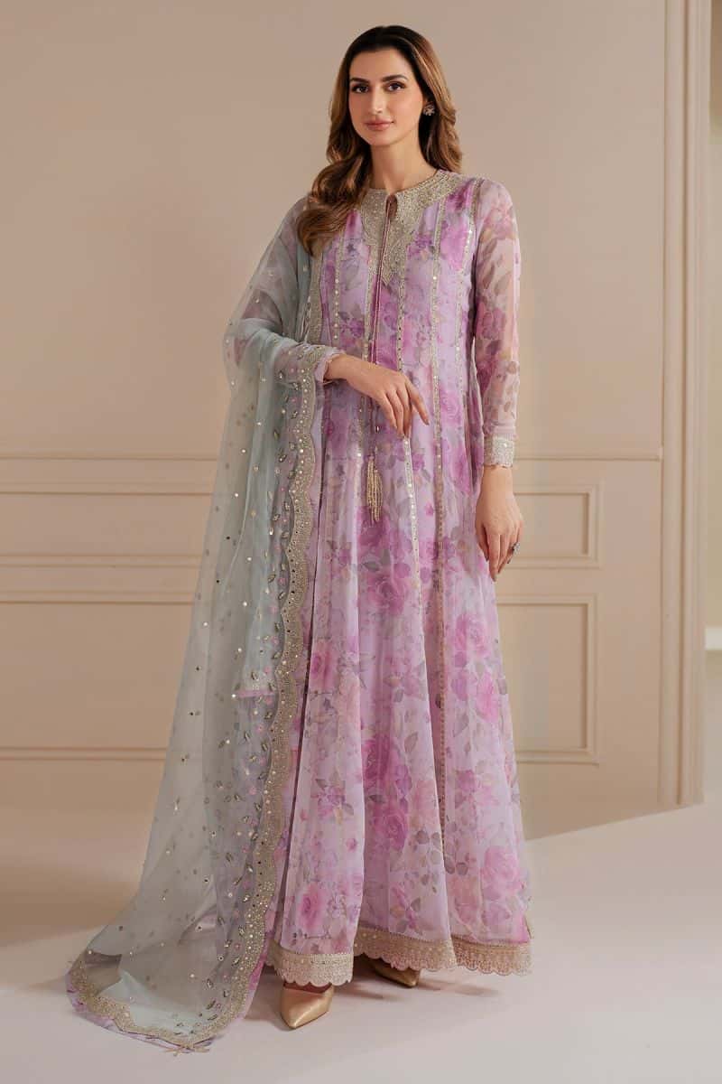 EMBROIDERED CHIFFON UC-3071