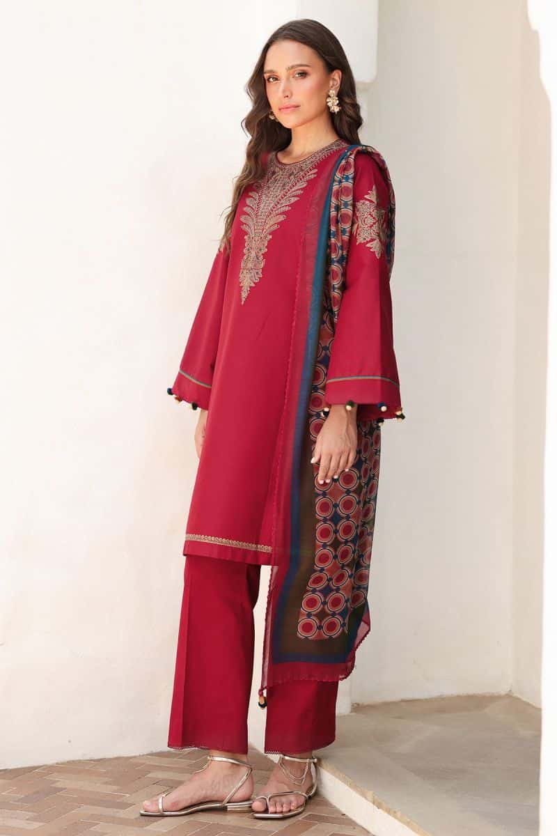 EMBROIDERED LAWN RTW-1236