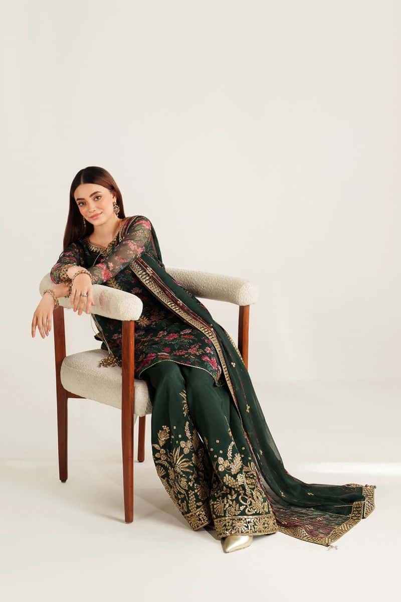 EMBROIDERED CHIFFON UC-3104 - alternate view