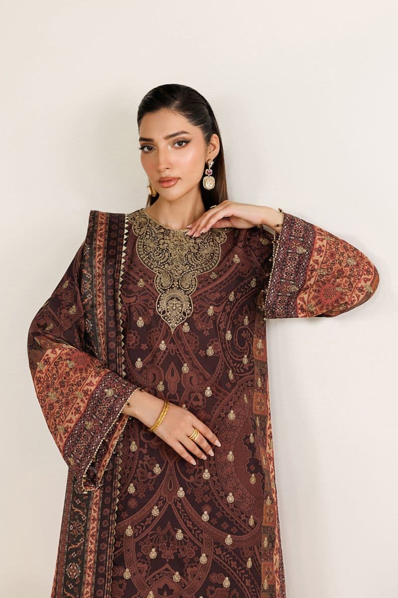 EMBROIDERED RAW SILK UR-7090 thumbnail