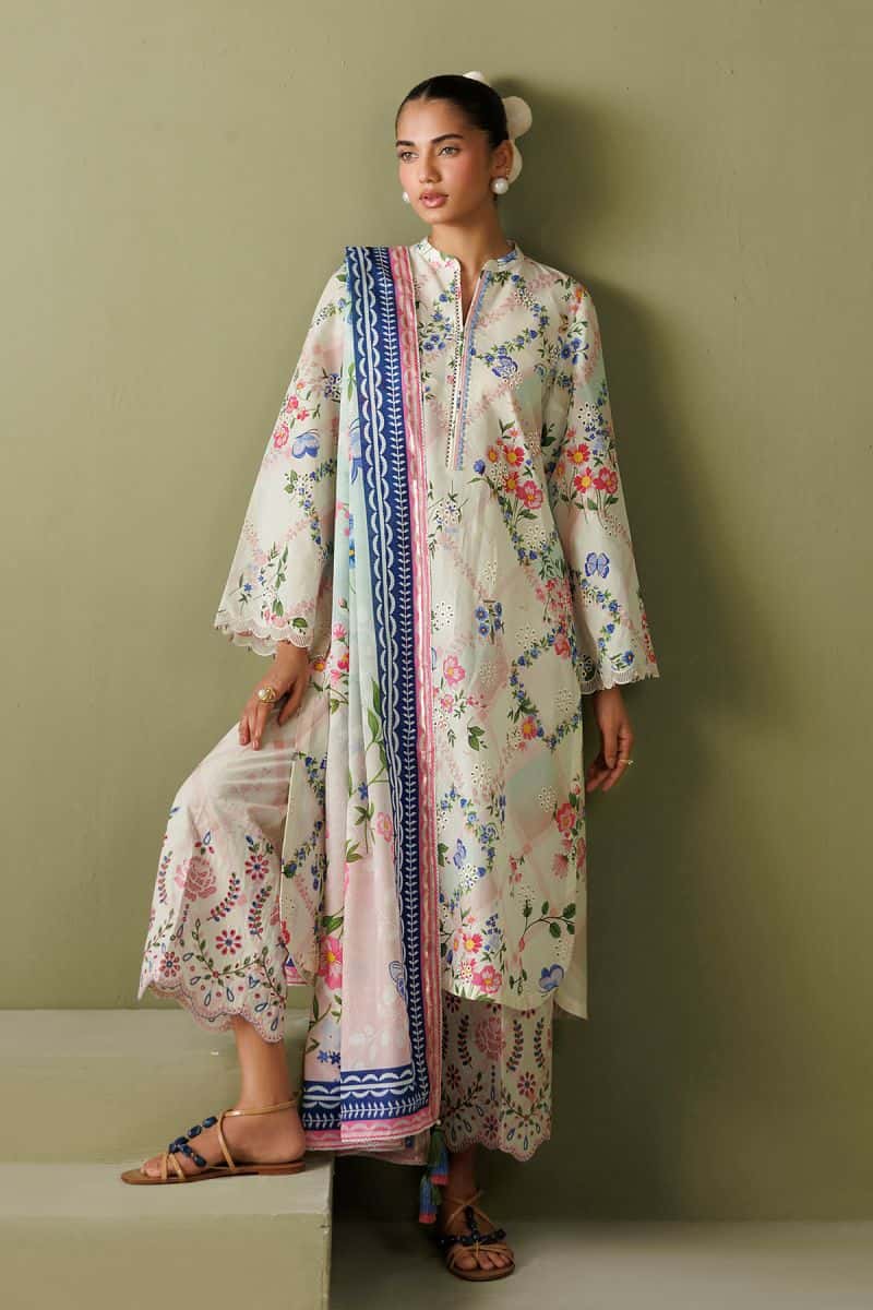 EMBROIDERED LAWN RTW-9385 - alternate view
