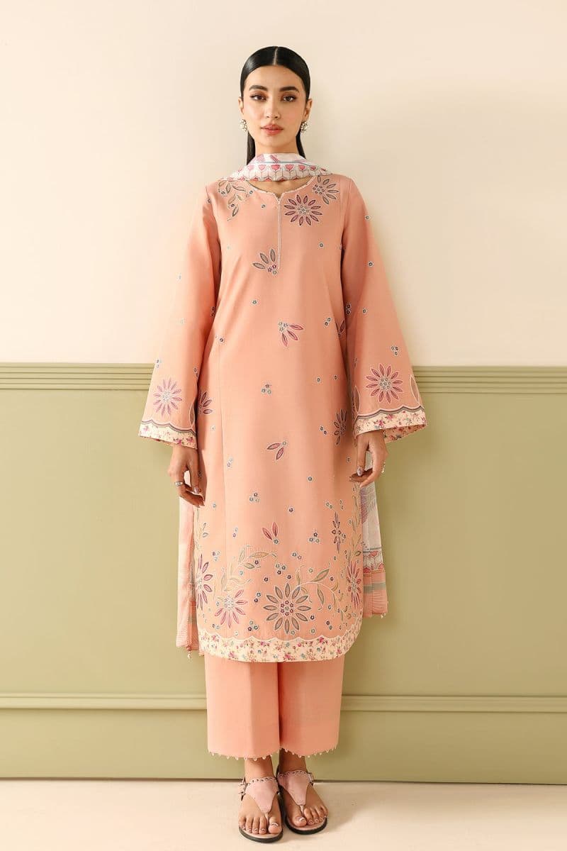 Embroidered Cambric Ready-to-Wear Suit (RTW-9274) thumbnail
