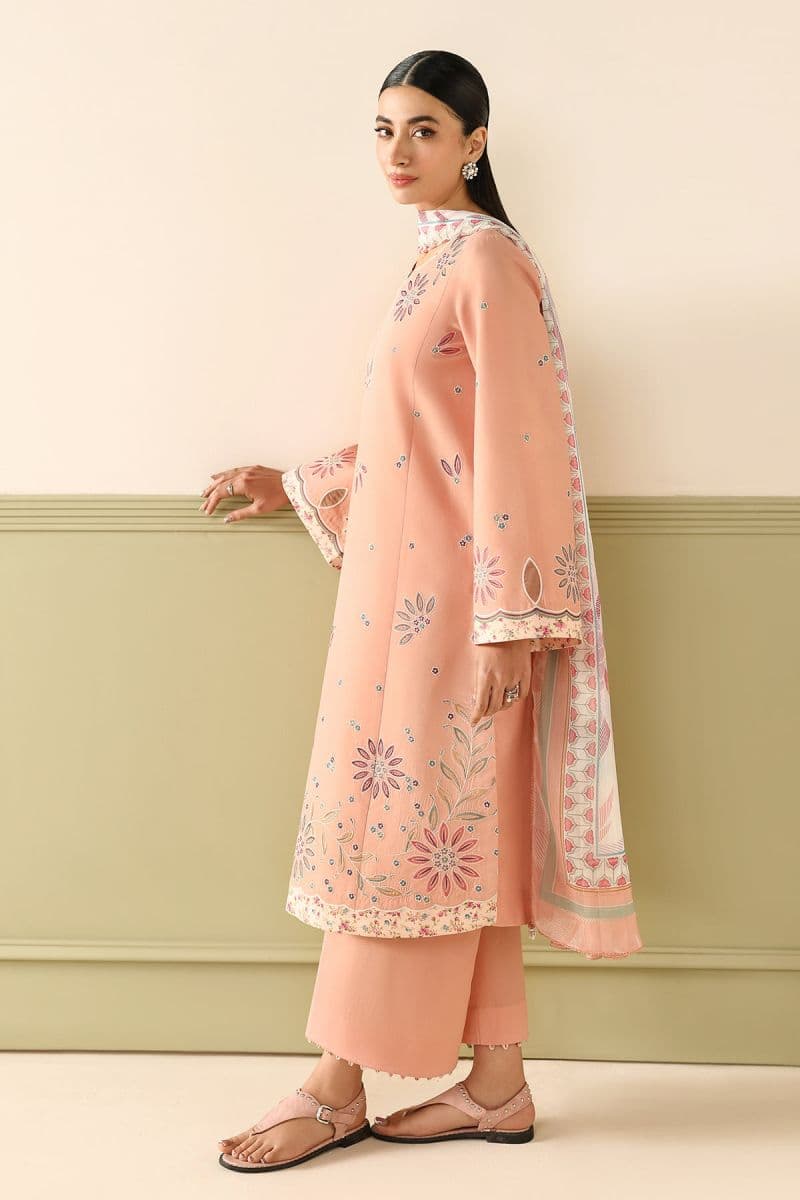 Embroidered Cambric Ready-to-Wear Suit (RTW-9274) thumbnail
