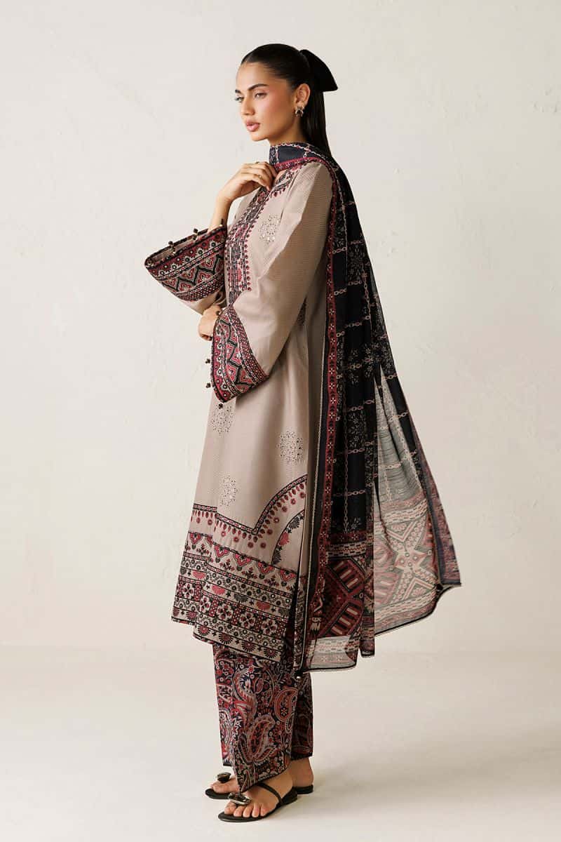 Printed Cotton Silk Ready-to-Wear Suit - alternate view