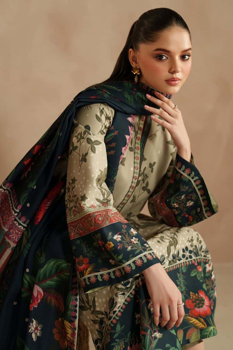 EMBROIDERED PREMIUM VISCOSE RTW-0205 - alternate view