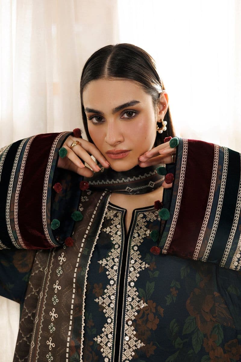 Printed Velvet Ready-to-Wear Suit thumbnail