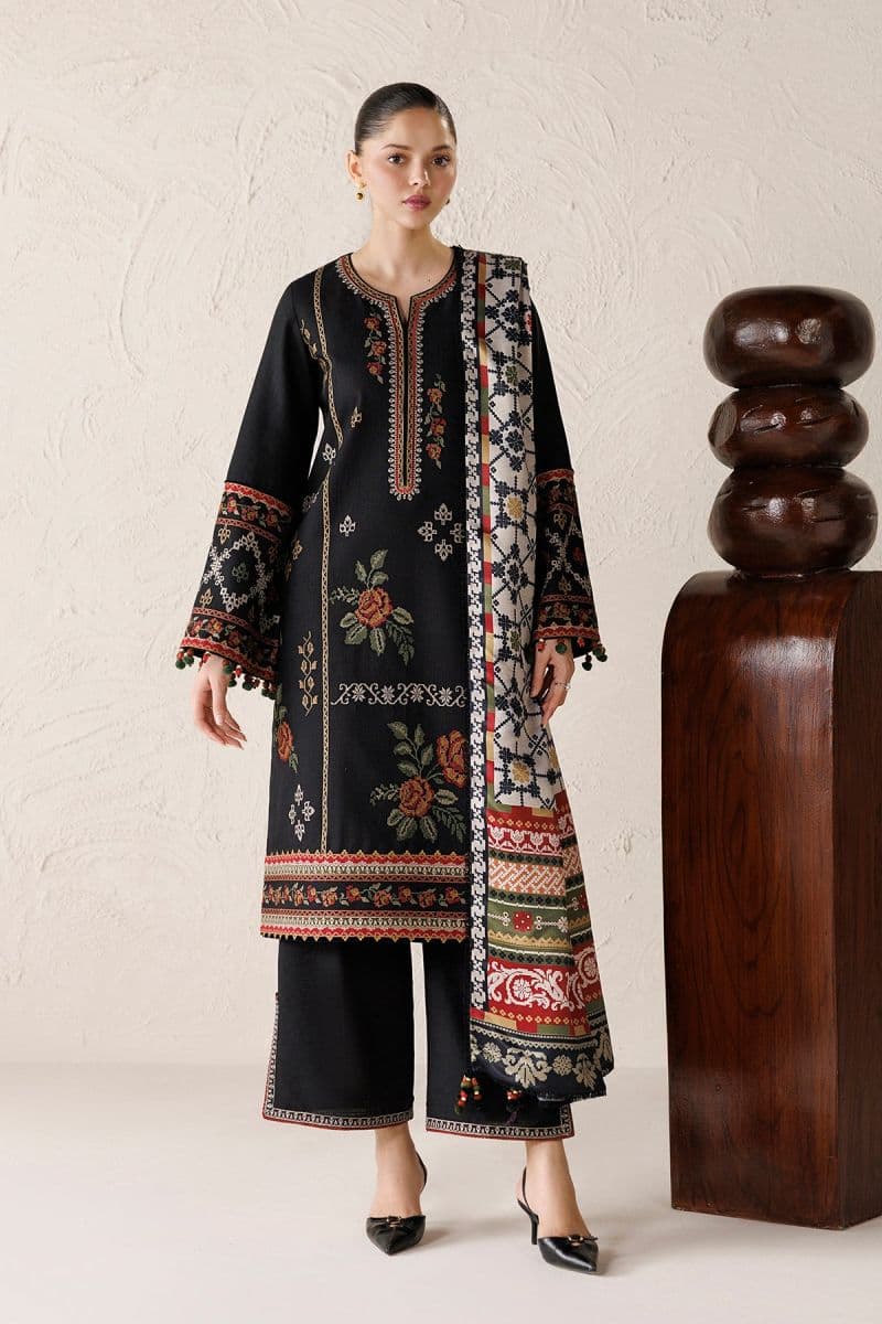 Embroidered Khaddar Ready-to-Wear Suit (RTW-0270) thumbnail