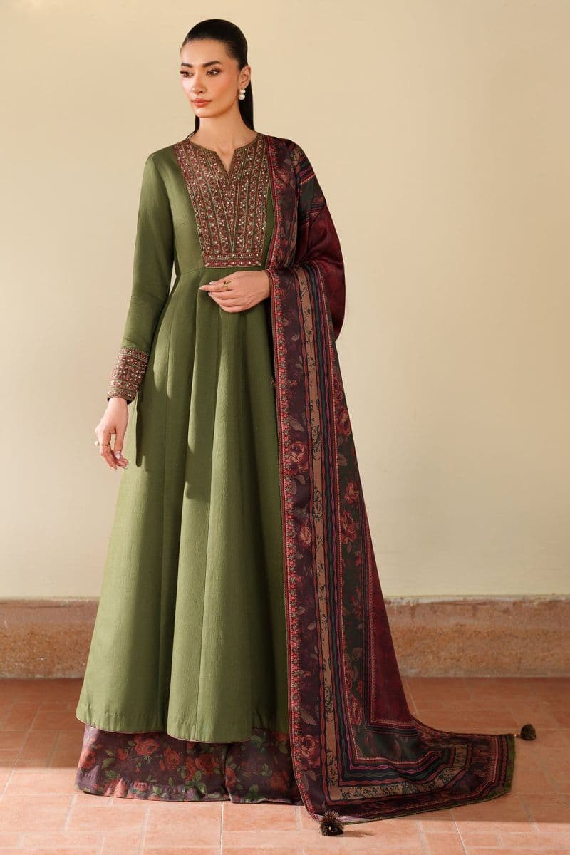 Embroidered Khaddar Unstitched Suit (UW-0197) thumbnail