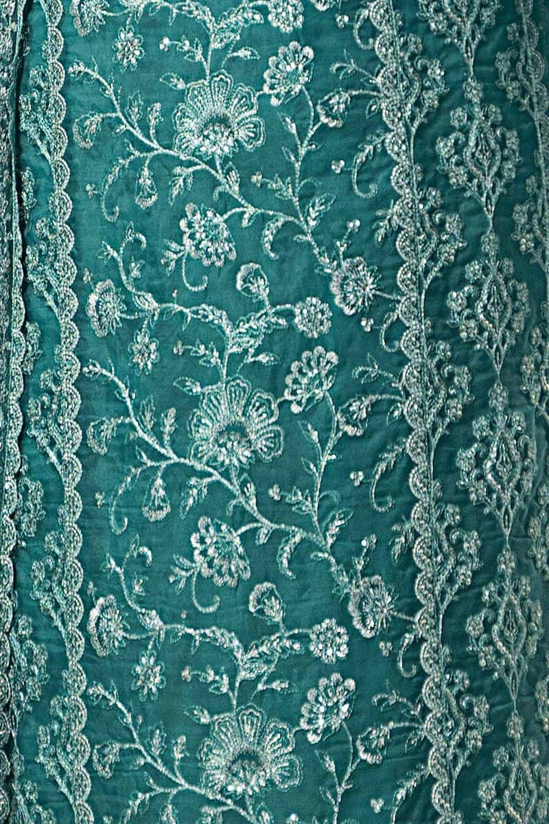 Embroidered Organza Fabric (2Pcs) | LF-714 - alternate view