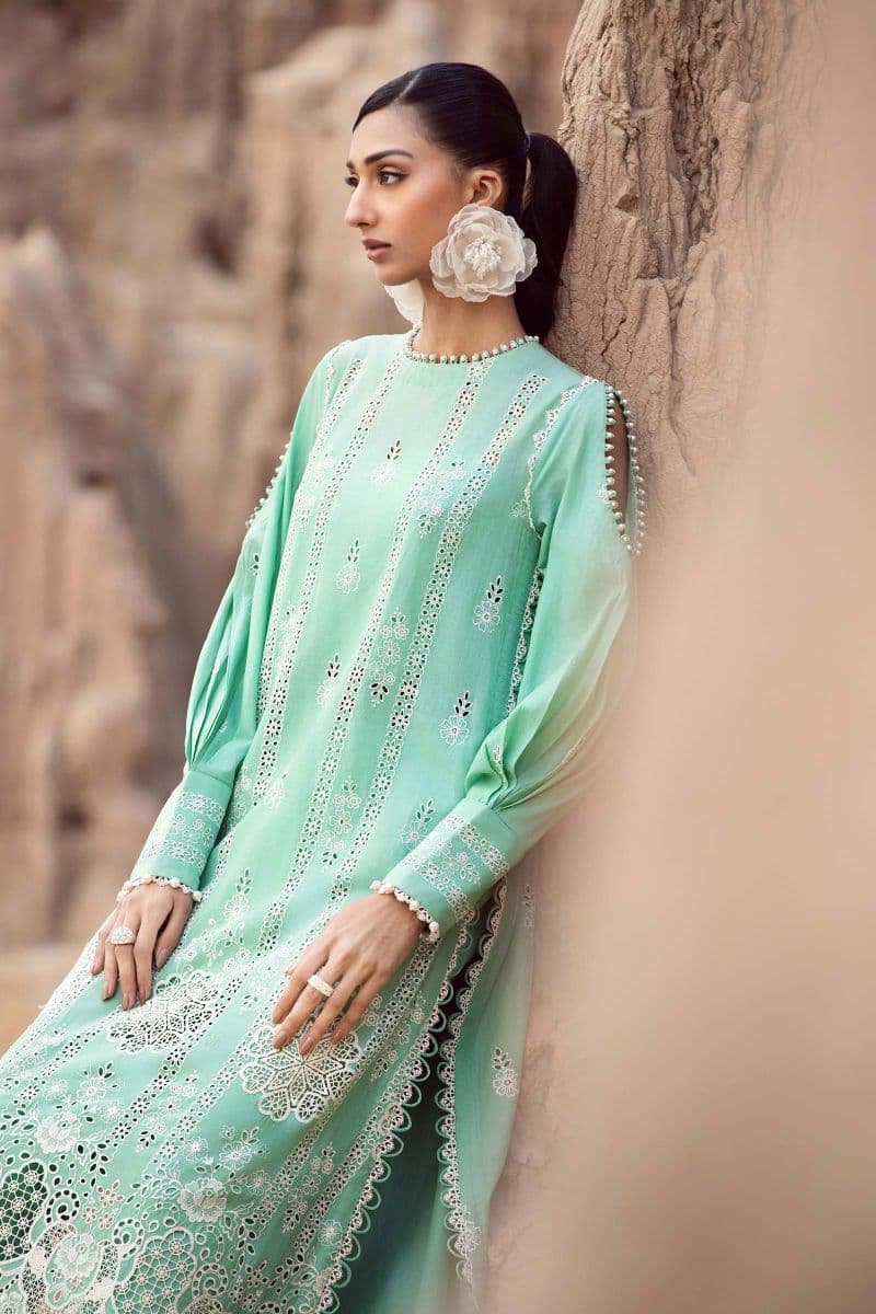 Embroidered Lawn Fabric (3Pcs) | LF-808 thumbnail