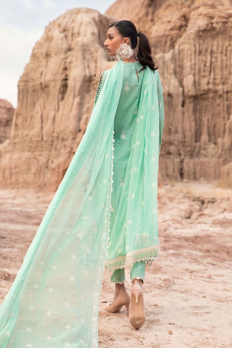 Embroidered Lawn Fabric (3Pcs) | LF-808 thumbnail