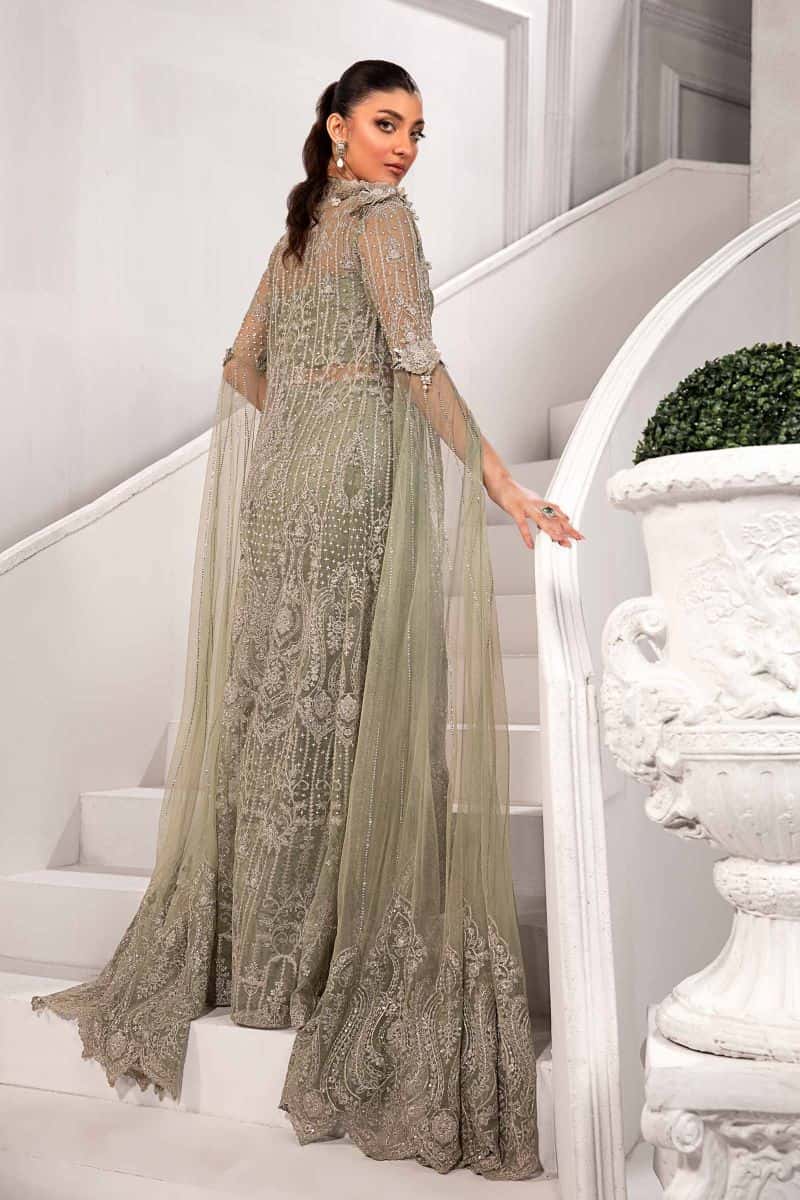 Embroidered Poly Net Fabric (1Pc) | LF-701 - alternate view