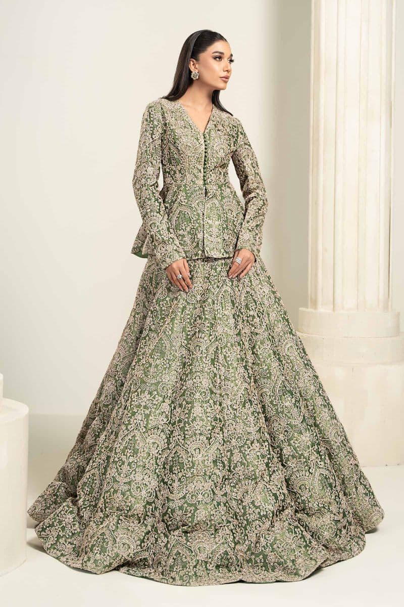 Embroidered Zari Net Fabric (1Pc) | LF-729 thumbnail