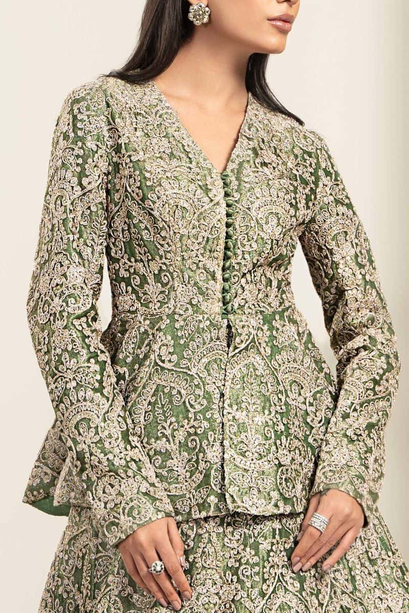 Embroidered Zari Net Fabric (1Pc) | LF-729 - alternate view