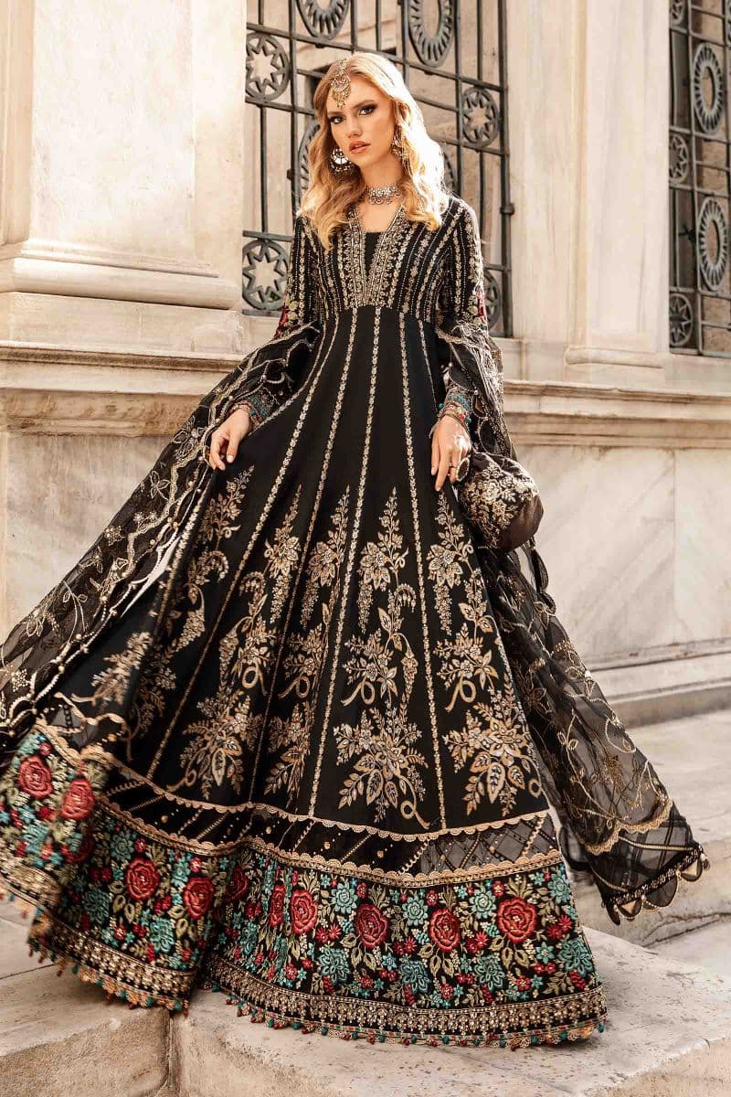 Unstitched Embroidered Cotton Satin Suit | CST-806 thumbnail