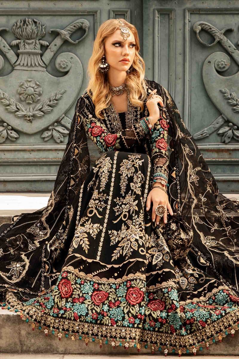 Unstitched Embroidered Cotton Satin Suit | CST-806 thumbnail