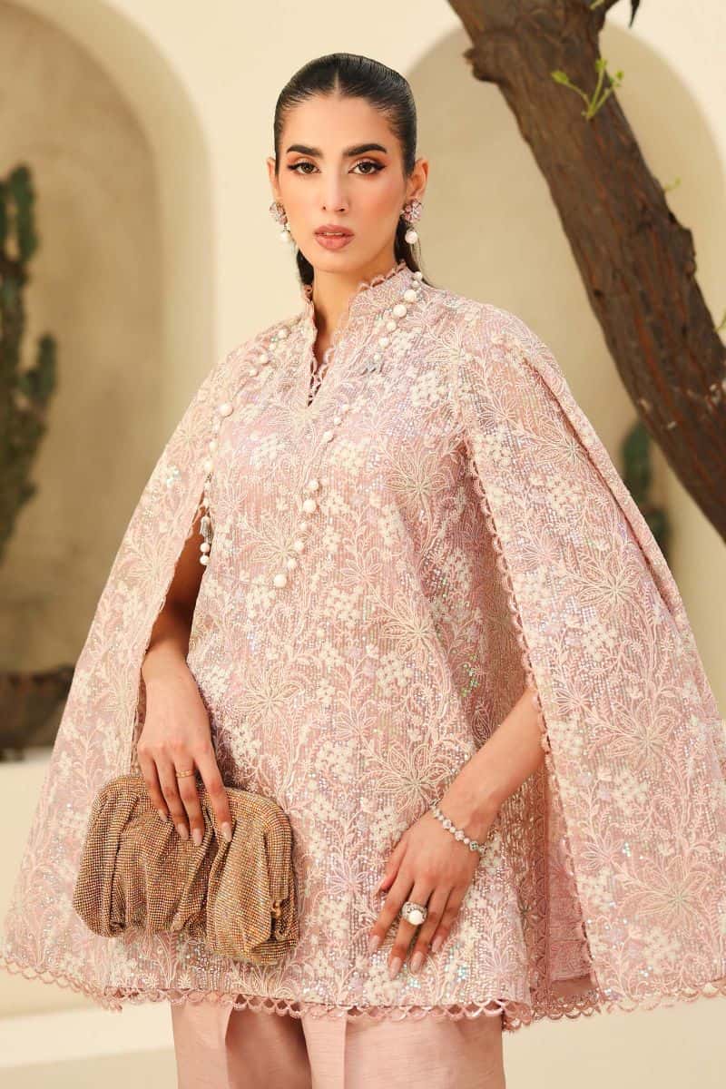 Embroidered Net Fabric (2Pcs) | LF-802 - alternate view